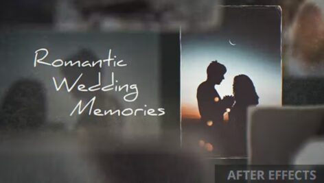 پروژه افترافکت خاطرات عاشقانه عروسی Romantic Wedding Memories