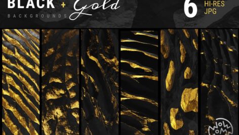 دانلود تکسچر طلایی و مشکی Black with Gold | Textures