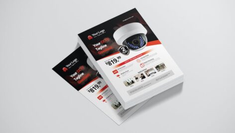 دانلود بروشور تبلیغاتی دوربین مدار بسته CCTV Promotion Flyer