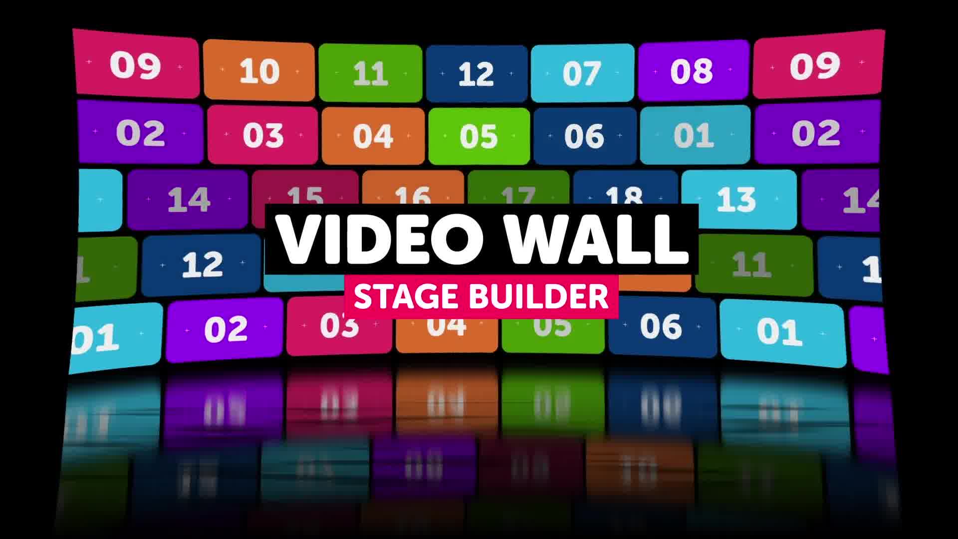 پروژه ساخت استیج ویدیو وال برای افترافکت و پریمیر Video Wall Stage Builder 