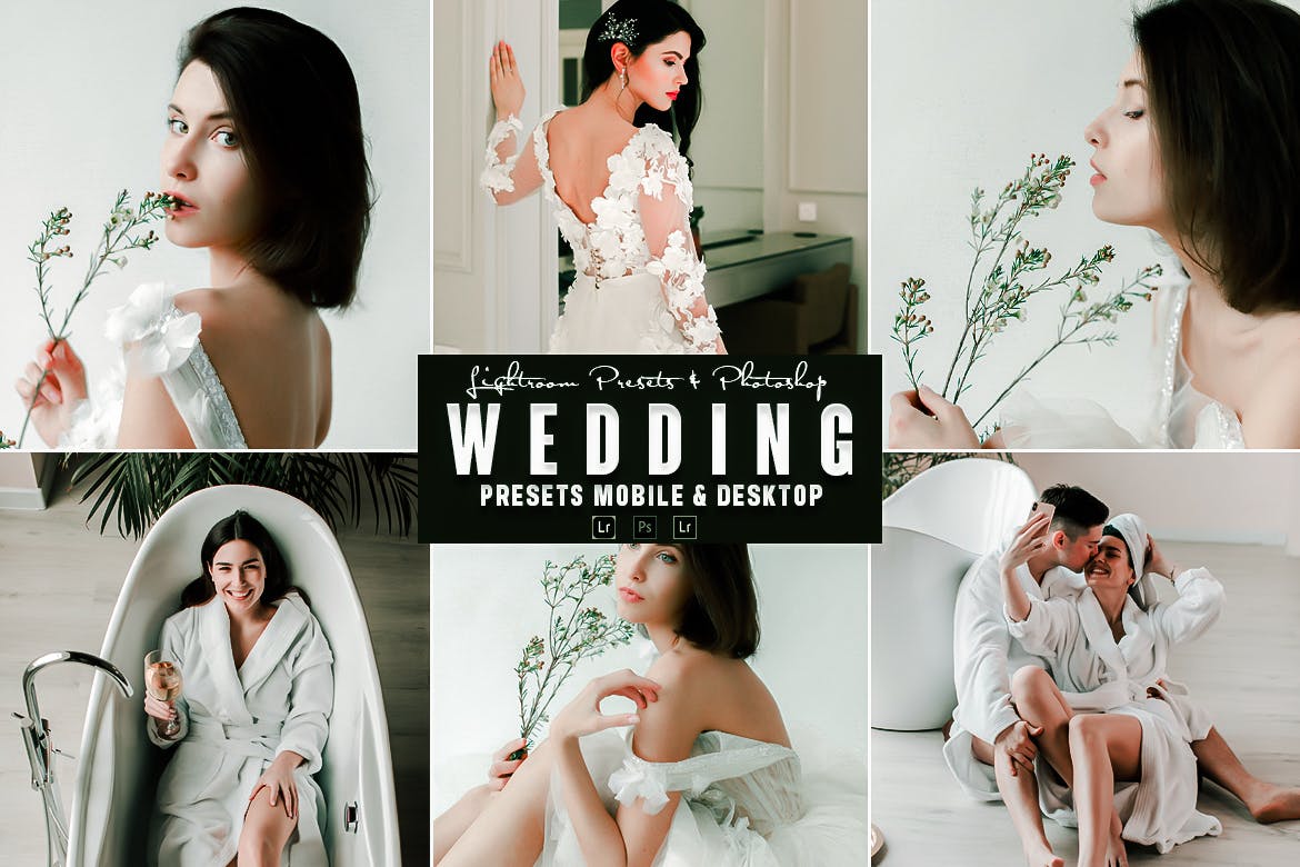دانلود اکشن عروسی و پرست لایت روم Wedding Photoshop Action & Lightrom Presets
