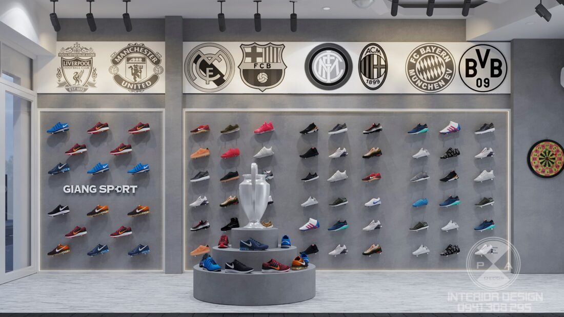 دانلود نمای سه بعدی فروشگاه کفش 3D Shoe Shops