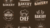 دانود مجموعه لوگوی نان و شیرینی Bakery Logos