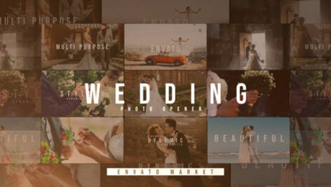 پروژه افترافکت اسلایدشو عروسی Wedding Slideshow