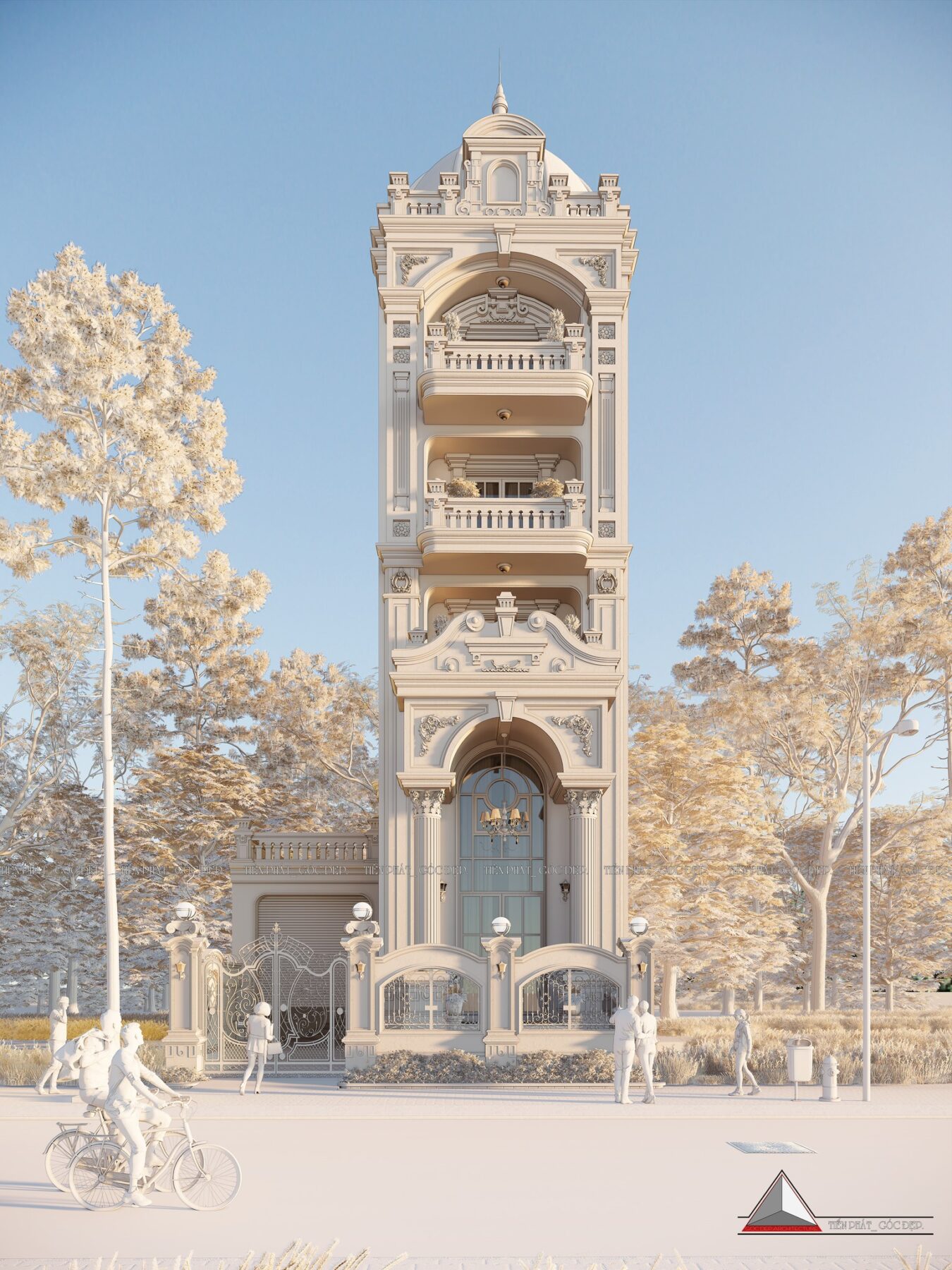 دانلود نمای بیرونی سه بعدی خانه با نرم افزار اسکچاپ 