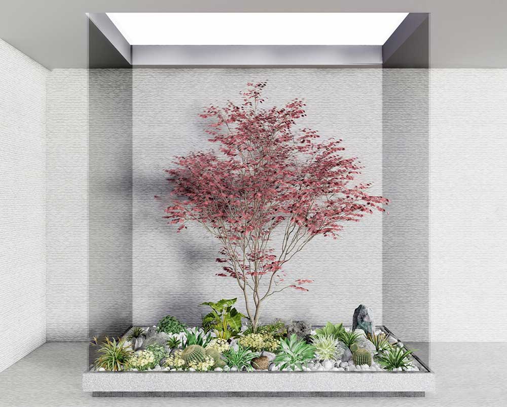 دانلود آبجکت درخت تزئینی با نرم افزار اسکچاپ