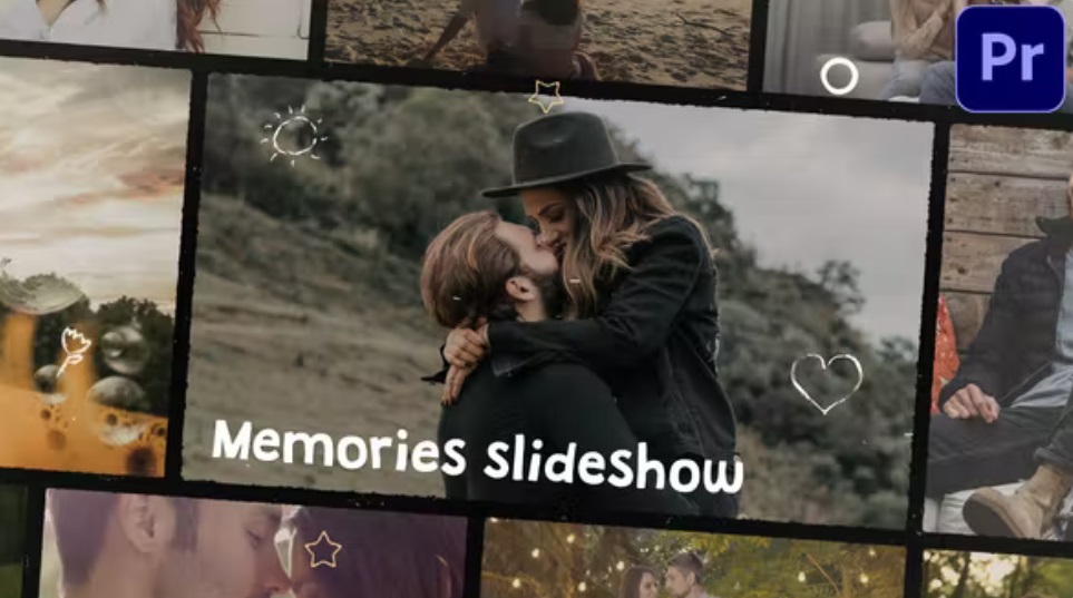 پروژه پریمیر اسلایدشو خاطرات Memories Slideshow Premiere Pro