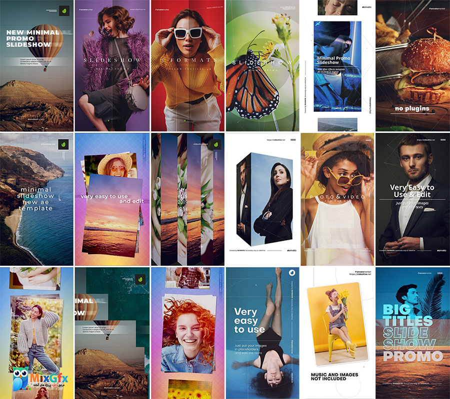 پروژه مجموعه اسلایدشو استوری اینستاگرام Instagram Story Slideshow Pack