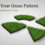 دانلود مدل سه بعدی چمن Grass Patterns 3D