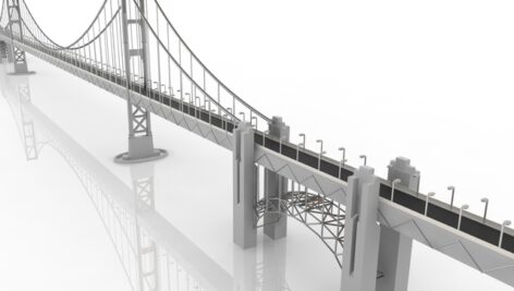 دانلود مدل سه بعدی پل bridge 3D
