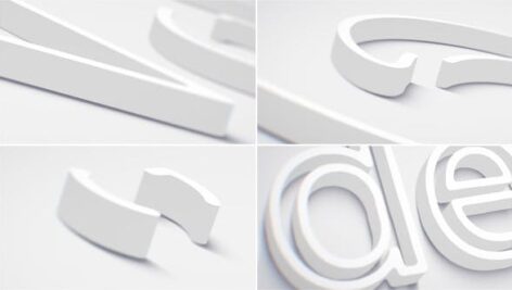 پروژه افترافکت اینترو لوگو سه بعدی 3D Stroke Logo