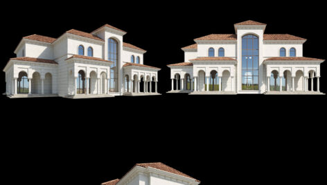 دانلود مدل سه بعدی ویلای مدیترانه ای Mediterranean Villa