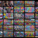 دانلود 300 تکسچر بکگراند گرافیتی Graffiti Background