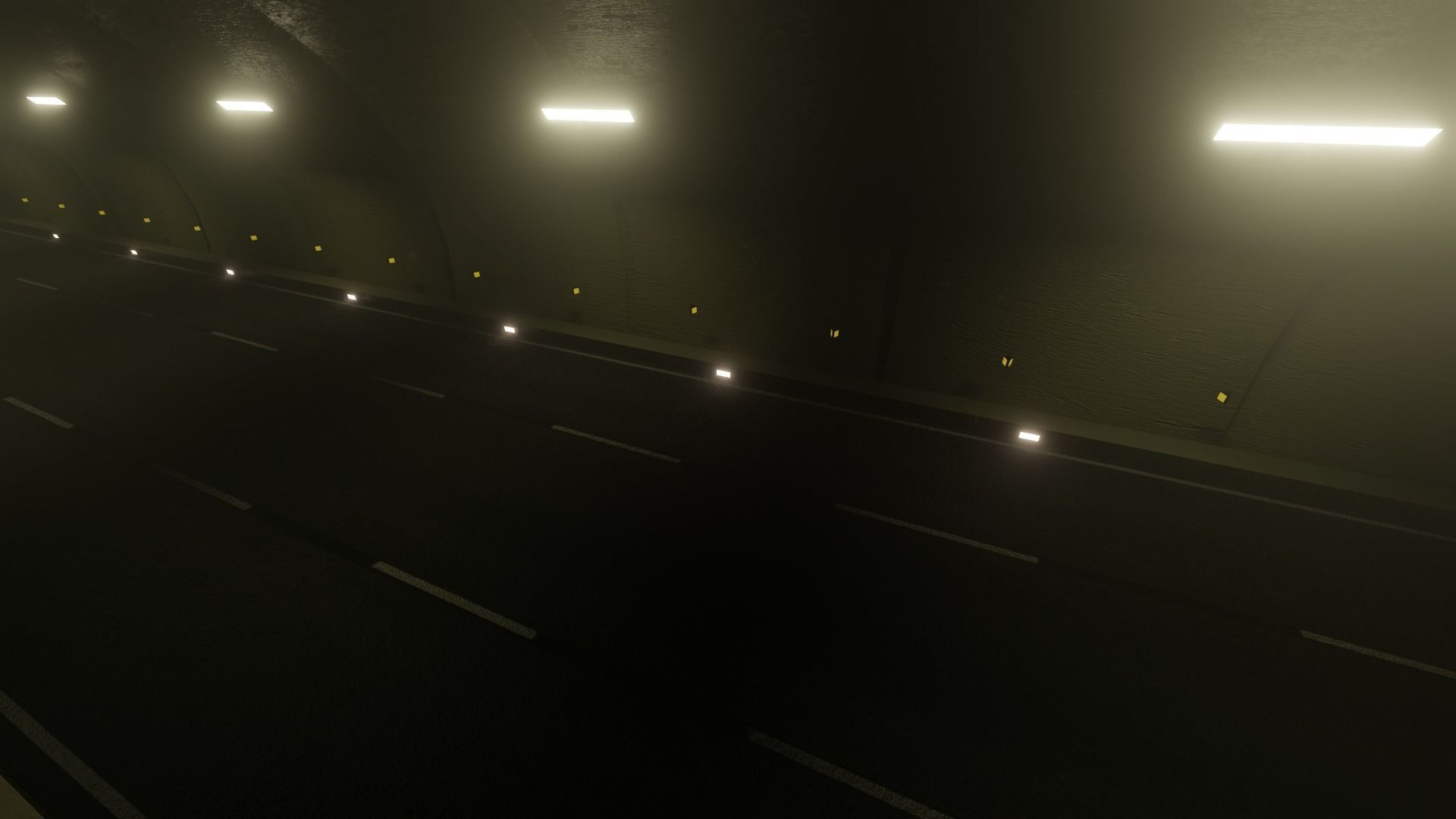 دانلود تونل سه بعدی کم پلی Road Tunnel 3D