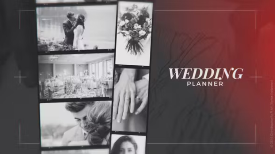 پروژه افترافکت ساخت کلیپ پلن عروسی Wedding Planner