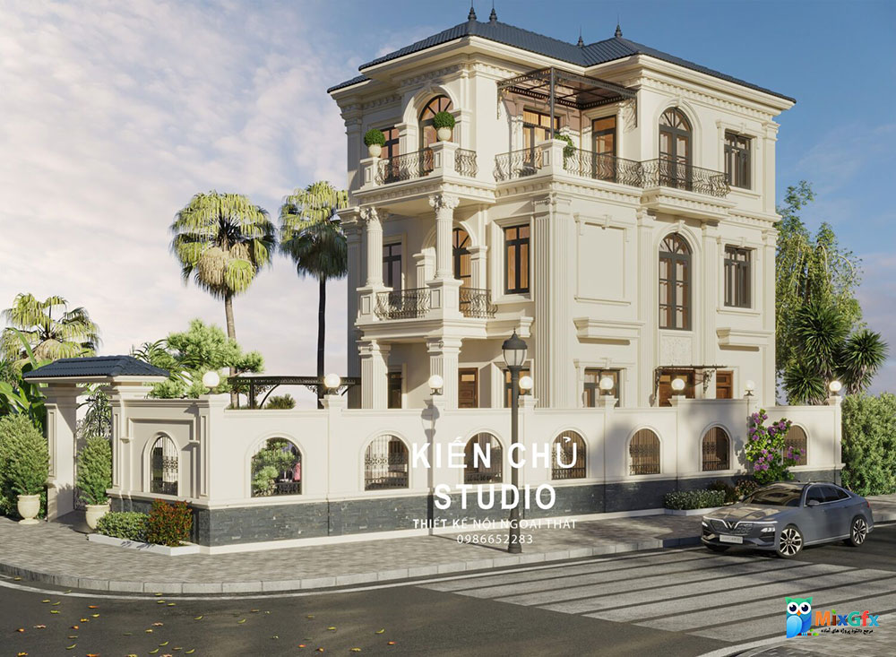 دانلود نمای بیرونی ویلای سه بعدی 3D Villa Exterior