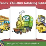 دانلود کتاب رنگ آمیزی وسایل نقلیه خنده دار برای کودکان