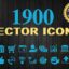 دانلود مجموعه 1900 آیکون تجاری وکتور Vector Icons