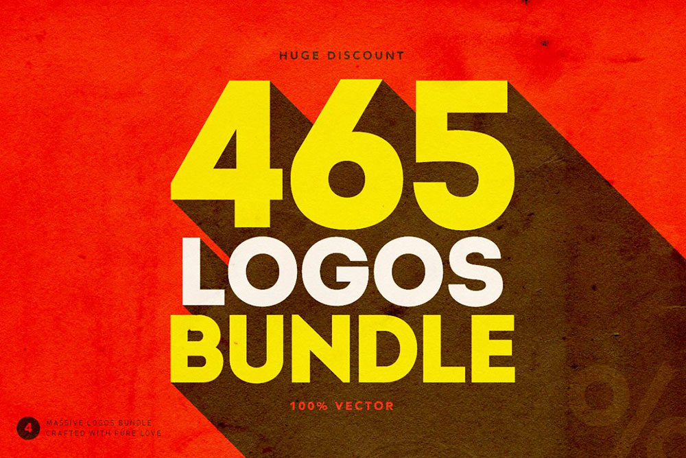 دانلود مجموعه 465 لوگوی فتوشاپ Logos Bundle