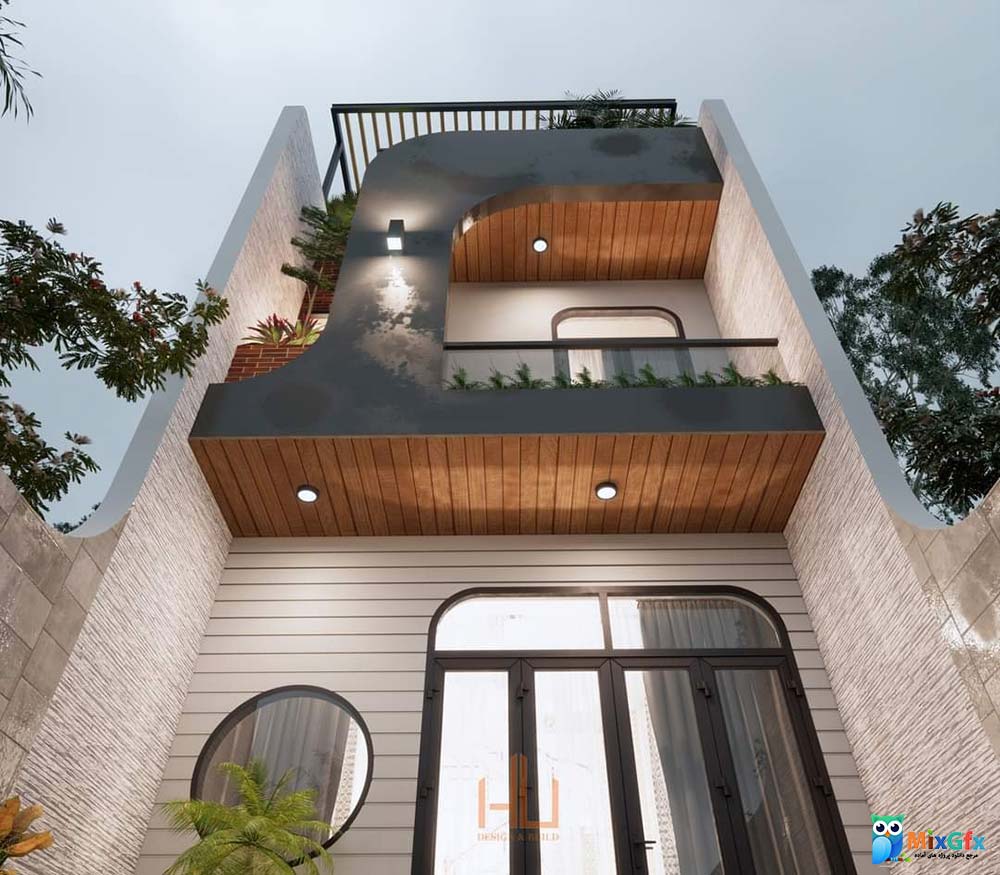 دانلود سه بعدی نمای بیرونی اسکچاپ Sketchup House 3D