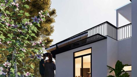 دانلود نمای اسکچاپ خانه ویلای دوبلکس House Exterior 3D