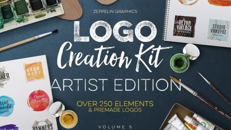 دانلود کیت ساخت وکتور لوگو تایپ Logotype creation kit