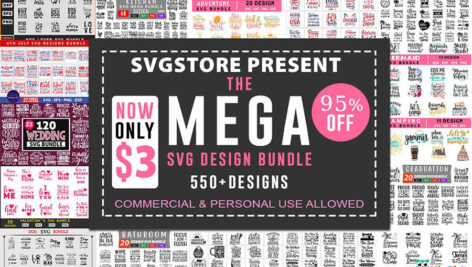 دانلود مگا باندل The Mega SVG Bundle