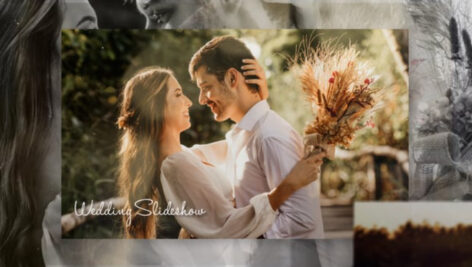 پروژه پریمیر نمایش اسلاید عکس عروسی Wedding Photo Slideshow