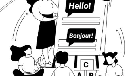 دانلود تراکت لایه باز آموزشگاه زبان