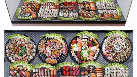 دانلود مدل سه بعدی سوشی بار Sushi Bar