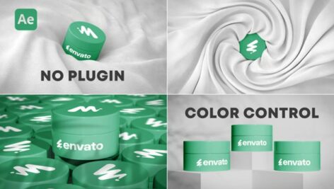 پروژه افترافکت موکاپ شیشه محصول سه بعدی 3D Product Jar Mockup