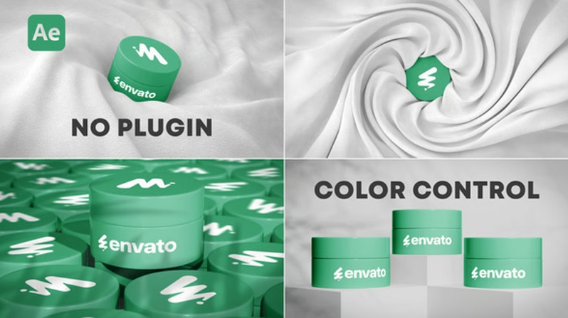 پروژه افترافکت موکاپ شیشه محصول سه بعدی 3D Product Jar Mockup 
