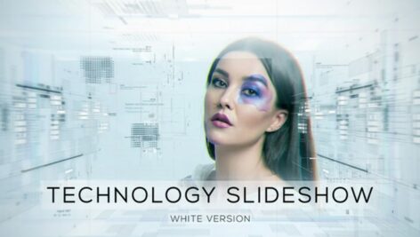 پروژه افترافکت نمایش اسلاید فناوری technology slideshow
