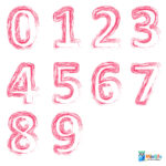 دانلود مجموعه‌ اعداد انگلیسی گرافیکی