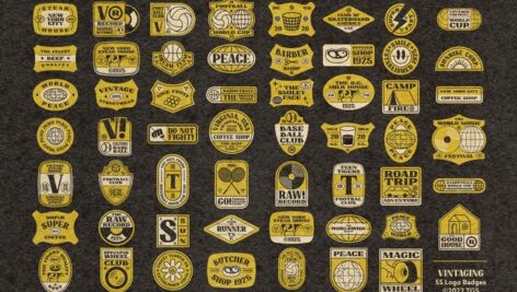 دانلود لوگوی قدیمی Vintaging Logo Badges