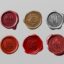 دانلود مجموعه 6 موکاپ مهر موم Wax Seal Mockup Stamps Set