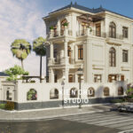 دانلود نمای بیرونی نئو کلاسیک ویلا ترپبلکس