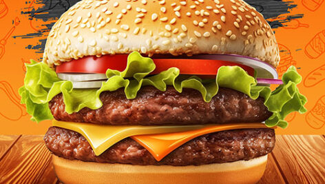 دانلود طرح لایه باز تراکت فست فود و برگر