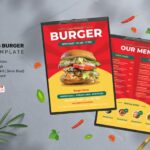 دانلود منوی غذا فست فود برگر Burger Food Menu