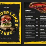 دانلود منوی رستوران فست فود Restaurant Menu | Fast Food