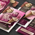 دانلود منو بستنی فروشی Ice Cream Menu