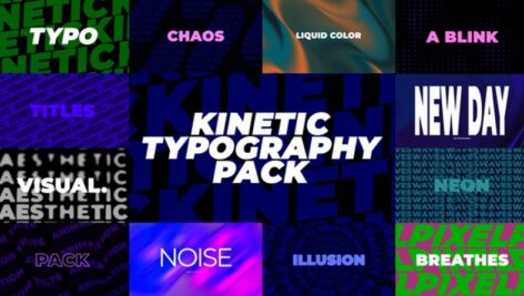 پروژه افترافکت تایپوگرافی Kinetic Typography