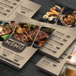 دانلود منوی رستوران وینتیج Vintage Savory Restaurant Food Menu