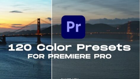 پروژه پریمیر 120LUTs for Premiere Pro