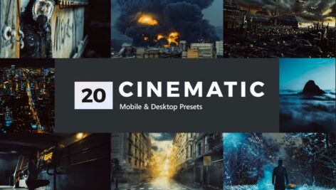 دانلود ۲۰ پریست و LUT سینمایی لایت‌روم 20Cinematic Lightroom Presets & LUTs