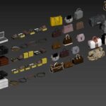 دانلود مجموعه مدل‌های 3D لوازم آرایش، محصولات بهداشتی و لباس راحتی