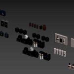 دانلود مجموعه مدل‌های 3D لوازم آرایش، محصولات بهداشتی و لباس راحتی