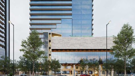 دانلود مدل سه بعدی نمای بیرونی برج مسکونی ، تجاری