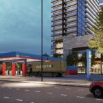 دانلود مدل سه بعدی نمای بیرونی برج مسکونی ، تجاری