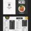 دانلد منوی رستوران Food Bifold Menu